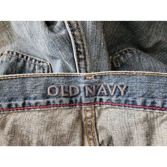 Old Navy Mens 2008 Boot-Cut Jeans 36x32 Denim Blue Y2K Casual Wear - Picture 8 of 9